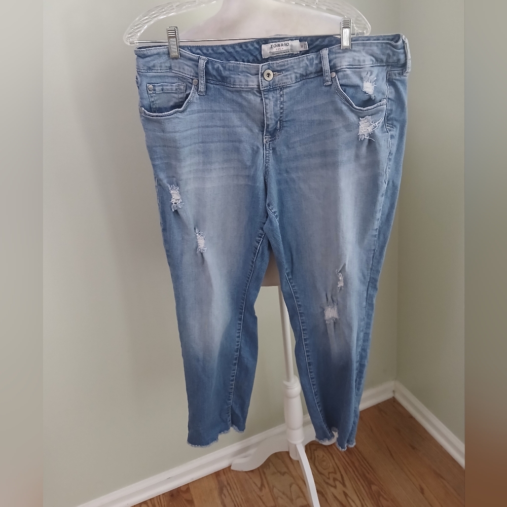Torrid Distressed Stretch Jeans